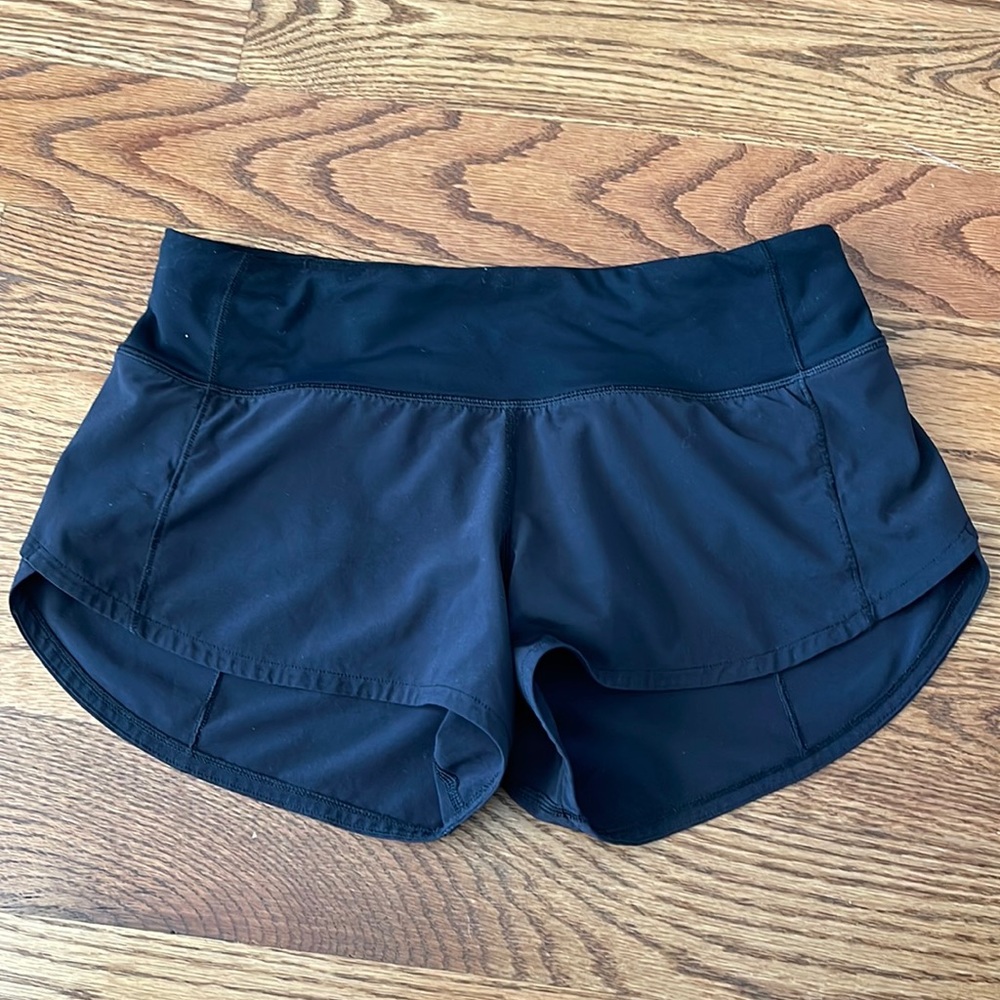 Lululemon speed up shorts 2.5” black